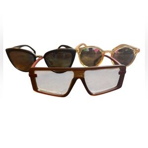 Target fashion sunglasses. 3 pairs.